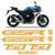 Kit Adesivos Moto Suzuki Gsr 750 Resinado Modelo Original DOURADO