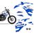 Kit Adesivos Moto Yamaha XT 660r 2015/2018 Lateral +Emblemas  MOTO BRANCA