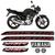 Kit Adesivos Moto Yamaha Ybr 125 Factor 2009 + Emblemas MOTO PRETA