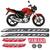 Kit Adesivos Moto Yamaha Ybr 125 Factor 2009 + Emblemas MOTO VERMELHA