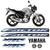Kit Adesivos Moto Yamaha Ybr 125 Factor 2009 + Emblemas MOTO PRATA