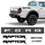 Kit Adesivos Ranger Raptor + Faixa Traseira Ford e Emblemas Preto, Grafite