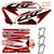 Kit Adesivos Take Plástico Biker 4ction Crf 230 Vermelho