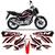 Kit Adesivos Tanque Moto Honda Cg Fan 160 2018 Até 2020  VERMELHO