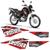 Kit Adesivos Tanque Moto Yamaha Crosser Xtz 150 2014/2021  VERMELHO