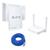 Kit Amplimax FIT 4G ELSYS com Roteador Wi-Fi e 10M Cabo LAN Branco