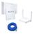 Kit Amplimax FIT 4G ELSYS + Roteador Wi-Fi + 10M Cabo LAN Branco