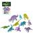 Kit Animal Dinossauro Pvc Jurassicos Peq Brilha No Escuro 10 Pecas - ARK BRASIL Colorido