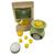 Kit Aromatizador Rechaud + Wax Melts + Vela Rechaud Lar Fresh - Verde Eucalipto