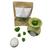 Kit Aromatizador Rechaud + Wax Melts + Vela Rechaud Lar Fresh - Verde Capim limão