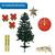 Kit Árvore de Natal Decorada Completa com Luzes e Bolas 260 Galhos 1,20mts Dourado