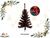 Kit Atacadista com 5 Pinheirinhos de 90 cm Para Decoração Natalina -  Árvore Colorida de Natal. Full Colorido