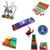 Kit Atividades 05 Brinquedos Pedagógicos Educativos Em Madeira - Primeira Infância TDAH Kit teclado spider