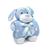 Kit Baby Manta/Bichinho Pelucia Microfibra Bouton Puppy Dog Azul