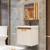 Kit Banheiro Completo Pamela Balcão Cuba e Espelho - Várias Cores  - JM Casa dos Móveis  Off White / Nature