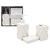 Kit Banheiro Decorado Lavabo Moderno Saboneteira Porcelana Branco5087