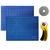 Kit Base de Corte Placa Apoio Para Mesa A2 60x45cm Cortador de Tecido 45mm + 1 lamina de Reposição Base Azul Cortador Amarelo