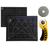 Kit Base de Corte Placa Apoio Para Mesa A2 60x45cm Cortador de Tecido 45mm + 1 lamina de Reposição Base Preta Cortador Amarelo