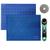 Kit Base Placa de Cortar Tecido Papel Apoio de Mesa A2 45 x 60 + Cortador Disco 45mm + 1 Lamina de Reposição Base Azul Cortador AT Tiffany