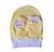 Kit Bebê em Malha 100% algodão 3 pçs (Gorro, Pantufa e Luva) Recem Nascido Confecções Castelo Amarelo
