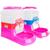 Kit Bebedouro Comedouro Automatico Cachorro Gato Prático 3Lt - Duplo Rosa