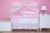 Kit Berço 11 Peças Completo Imperial Luxo Protetor de Berço Nuvem Rosa