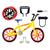 Kit Bicicleta De Dedo E 7 Acessórios Para Personalização - Art Brink Amarelo