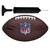 Kit Bola Futebol Americano Wilson NFL Duke Pro + Bomba de Ar Marrom