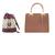 KIT Bolsa Antonella  Tote New+BAG TRANSVERSAL BOLSA SACO Ref.01Q11 Caramelo