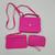 Kit bolsa com Carteiras Rosa pink