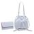 Kit bolsa feminina + carteira Branco