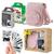 Kit Bolsa Instax Mini Rosa Com Caixa De Presente + 20 Fotos + Filme Preto e Branco ROSA