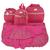 Kit bolsa maternidade 3 peças laço + saida maternidade Pink