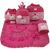 Kit bolsa maternidade 5 peças urso chevron menina + saída maternidade Pink