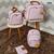 Kit Bolsas de Maternidade Menina e Menino Luxo Super Premium Material Alto Padrão Térmico Impermeável Rosa bebê