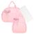 Kit Bolsas Maternidade Pirulitando G+M+T Glitter Rosa Rosa Claro