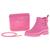 Kit bota barbie love + bag promo grendene kids 22918 Rosa