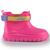 Kit Bota Galocha Infantil Grendene XS Baby Shark com Capa 23068 Rosa