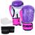 Kit Boxe Conjunto First Luva 16 Oz + Bucal + Bandagem Pretorian Roxo, Rosa