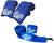 Kit boxe infantil com luva para boxe infantil - luva bate saco - e bandagem para luta muay thai ou boxe Azul
