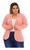 Kit C/ 02 Roupas Femininas Plus Size Blazer Rosa