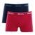 Kit C/10 Cuecas Boxer Mash Infantil 110.07 Vermelho, Azul marinho