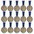 Kit C/15 Medalhas de Ouro Prata ou Bronze HMérito 43mm B41 Bronze