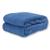 kit C/2  Manta Cobertor Microfibra 100% Poliéster - quentinha Anti Alérgica- Casal . 1,80 m x 2,00 m azul