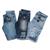 kit c/ 3 Bermuda jeans masculina Rasgada C/Elastano Oferta ilimitada Variados