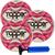 Kit C/ 3 Bolas Topper Slick Campo Tech Fusion Impermeável + Bomba Branco, Rosa