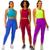 Kit C/3 Calças Legging BÁSICAS COLORIDAS Leg Fitness Corrida Academia Cintura Alta Feminina 580 Sortido