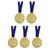 Kit C/5 Medalhas de Ouro Prata ou Bronze HMérito 43mm B41 Ouro