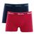 Kit c/8 Cuecas Boxer Mash Infantil 110.07 Vermelho, Azul marinho