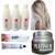 Kit Cabelos Louros Tinta Eaê! + Matizador Platinum 500g + OX 90ml Coloração 6.1 Louro Escuro Acinzentado + Kit